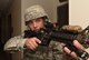 SCHRIEVER AIR FORCE BASE, Colo.--Staff Sgt. Clifton Cole, 50th Security Forces Squadron response force leader, clears a hallway in a simulated active shooter incident during a field training exercise at Schriever Air Force Base, Colorado, July 20, 2019. The exercise tested the 50th SFS emergency response force’s competency and their ability to coordinate efforts. (U.S. Air Force photo by Staff Sgt. Matthew Coleman-Foster)