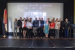 group of people in standing for award ceremony