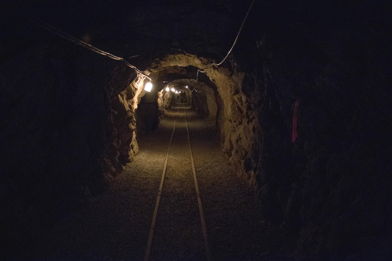 The DARPA Subterranean Challenge explores innovative approaches and new technologies to rapidly map, navigate, and search complex underground
environments, Edgar Experimental Mine, April 2019 (DARPA/Colorado School of Mines)