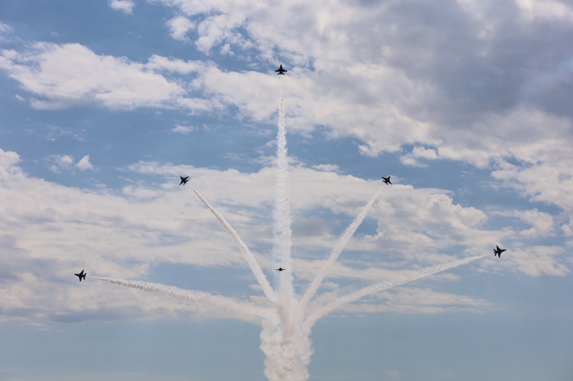 The U.S. Air Force Thunderbirds zoomed back into Cheyenne Frontier Days for their annual air show, July 24, 2019.