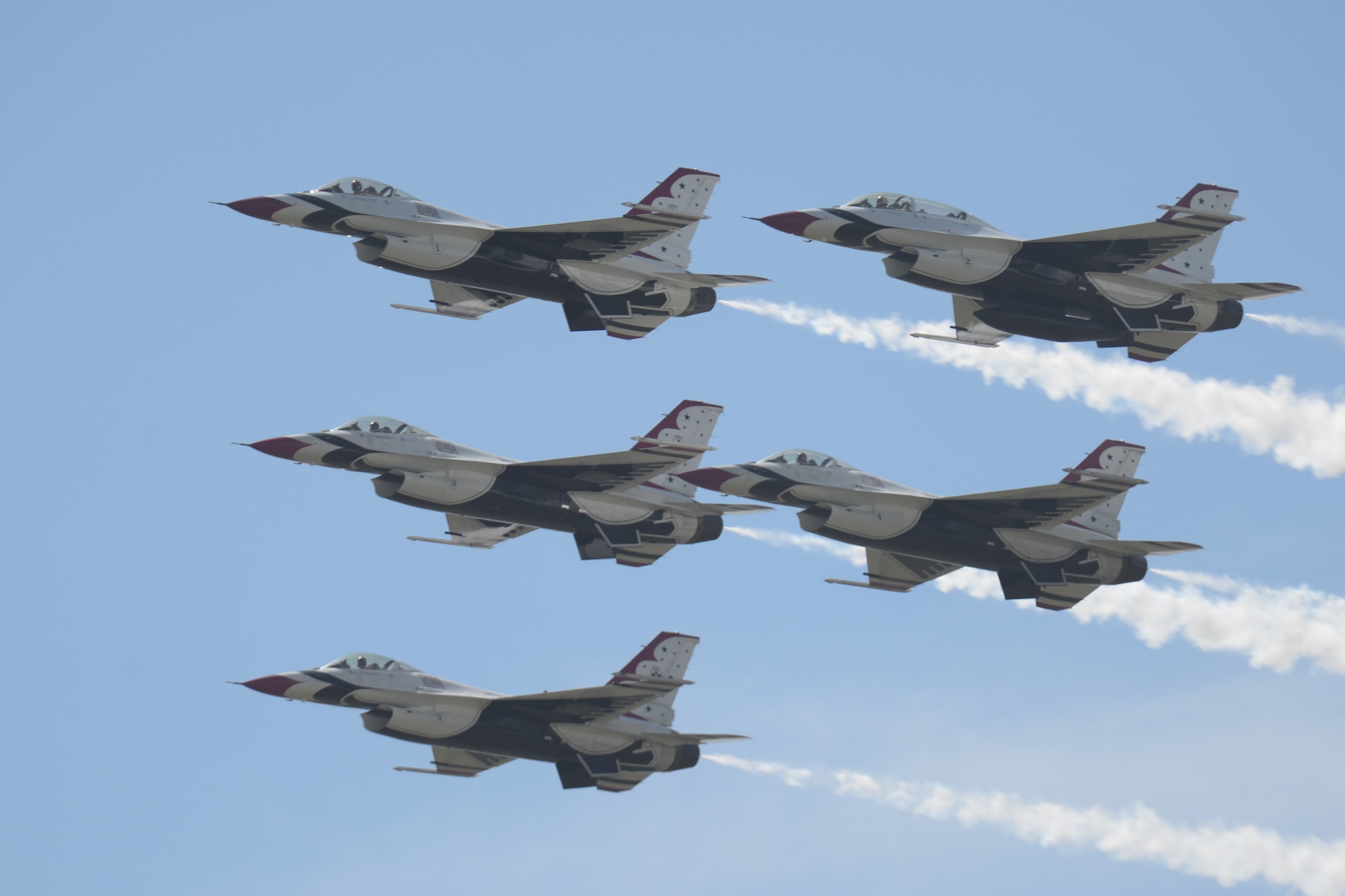 The U.S. Air Force Thunderbirds zoomed back into Cheyenne Frontier Days for their annual air show, July 24, 2019.