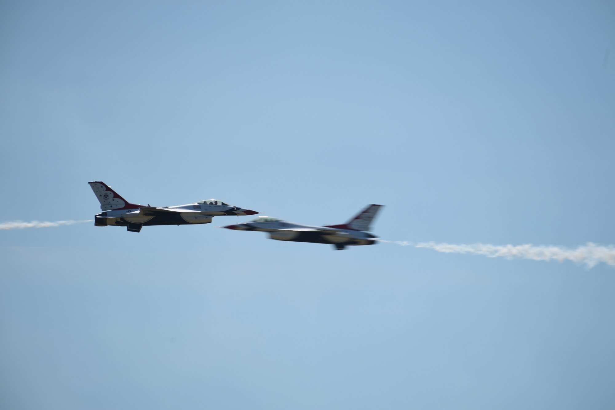 The U.S. Air Force Thunderbirds zoomed back into Cheyenne Frontier Days for their annual air show, July 24, 2019.