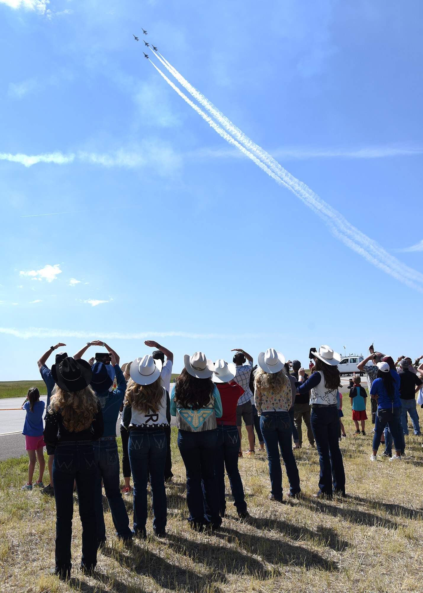 The U.S. Air Force Thunderbirds zoomed back into Cheyenne Frontier Days for their annual air show, July 24, 2019.