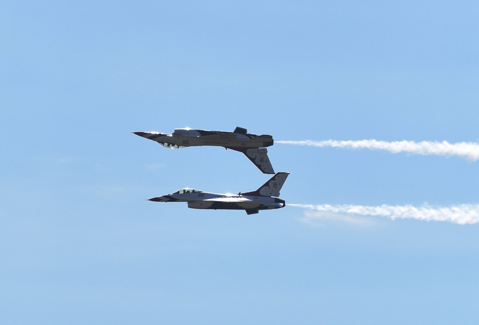 The U.S. Air Force Thunderbirds zoomed back into Cheyenne Frontier Days for their annual air show, July 24, 2019.