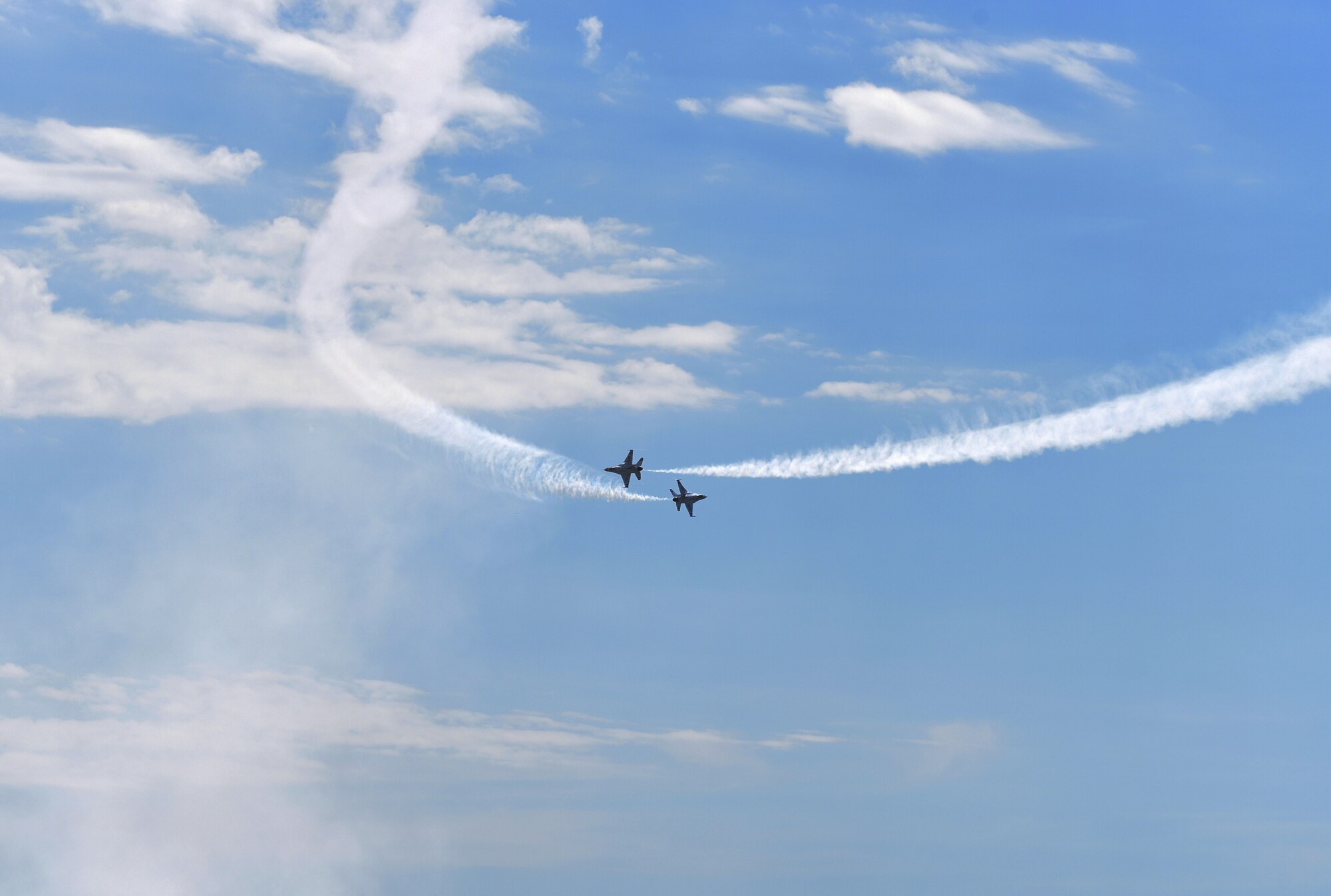 The U.S. Air Force Thunderbirds zoomed back into Cheyenne Frontier Days for their annual air show, July 24, 2019.