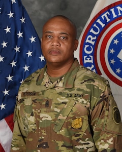 6th Recruiting Brigade Command Sgt. Maj. Charles J. Peterson II.