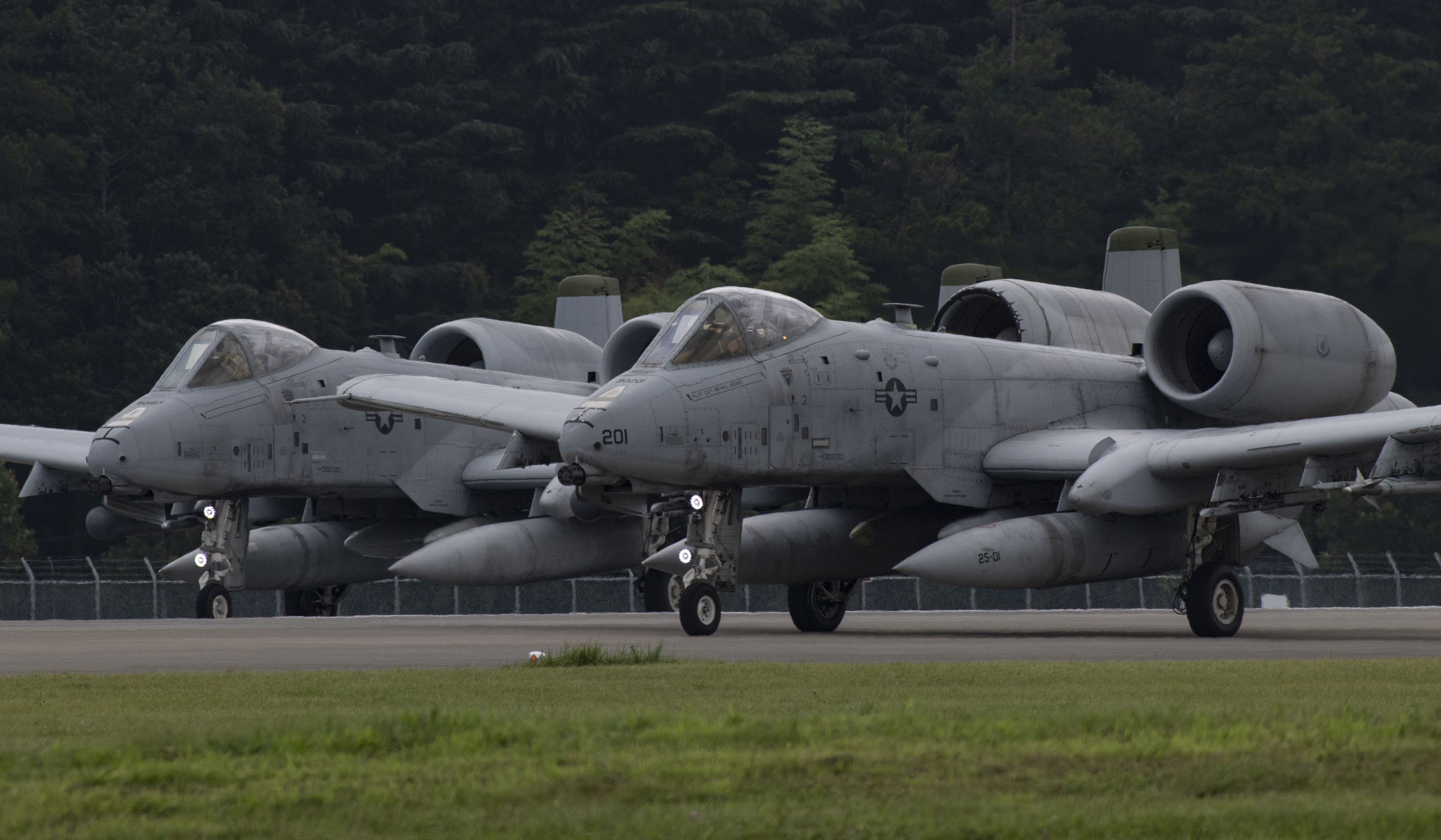 A10s divert to Yokota