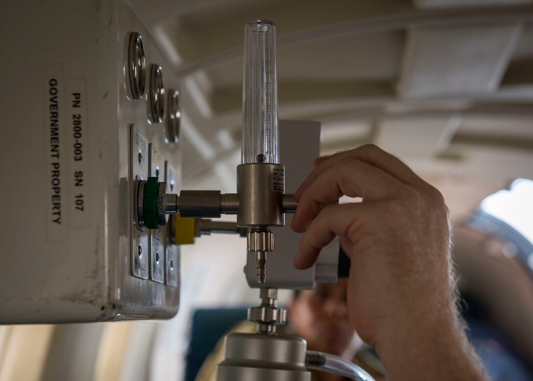 Airmen practice aeromedical evacuations