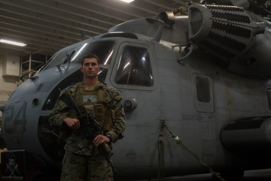 Battalion Landing Team, 2nd Battalion, 1st Marines, is comprised of various units, task organized to accomplish the different missions the 31st Marine Expeditionary Unit is expected to be prepared for. One of the most versatile and dynamic capabilities that 2/1 offers would be the ability to vertically envelop the enemy and conduct offensive operations to seize, occupy and defend an objective. This is the job of Echo Company, tasked as BLT 2/1, 31st MEU’s Air Assault Company, currently deployed aboard the USS Wasp (LHD 1), as they take part in Talisman Sabre 2019, a biennial exercise between the U.S. and Australia.
