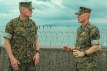 Maj Gen Banta tours MCAS Iwakuni