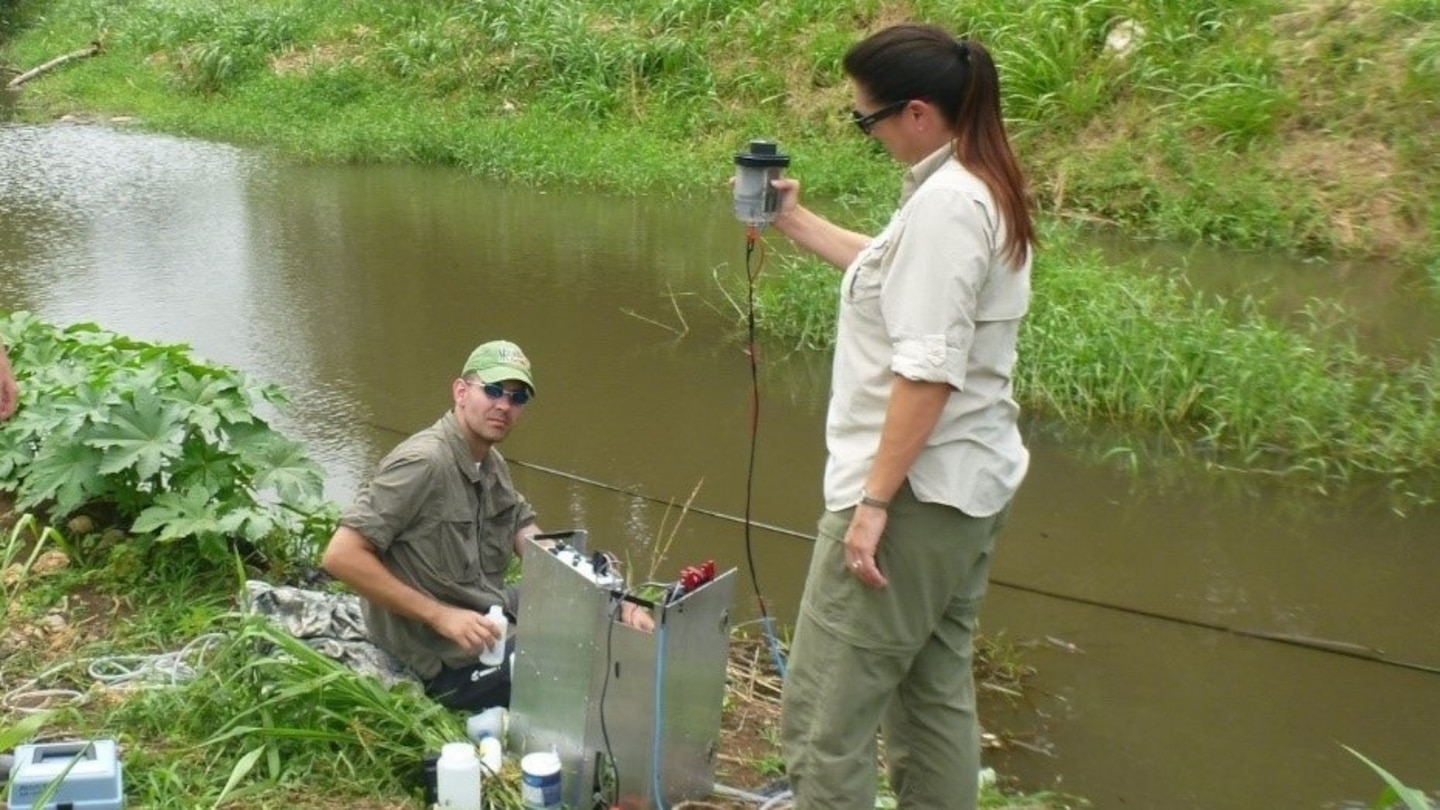 Geospatial Research Laboratory team receives water quality patent