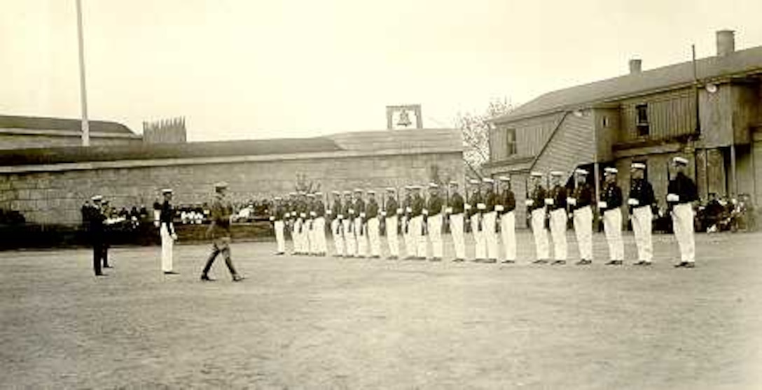 A photo of personnel at Fort Trumball