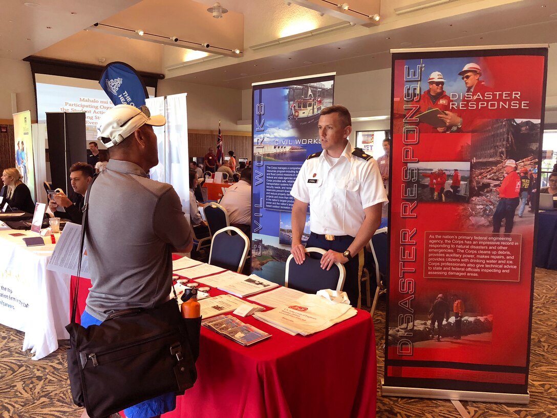 Representatives from the U.S. Army Corps of Engineers Honolulu District are looking to fill open positions during the Star Advertiser Career Expo July 31, 2019, from 9:00 a.m.- 3:00 p.m. at the Neal S. Blaisdell Center Exhibition Hall. (777 Ward Avenue)