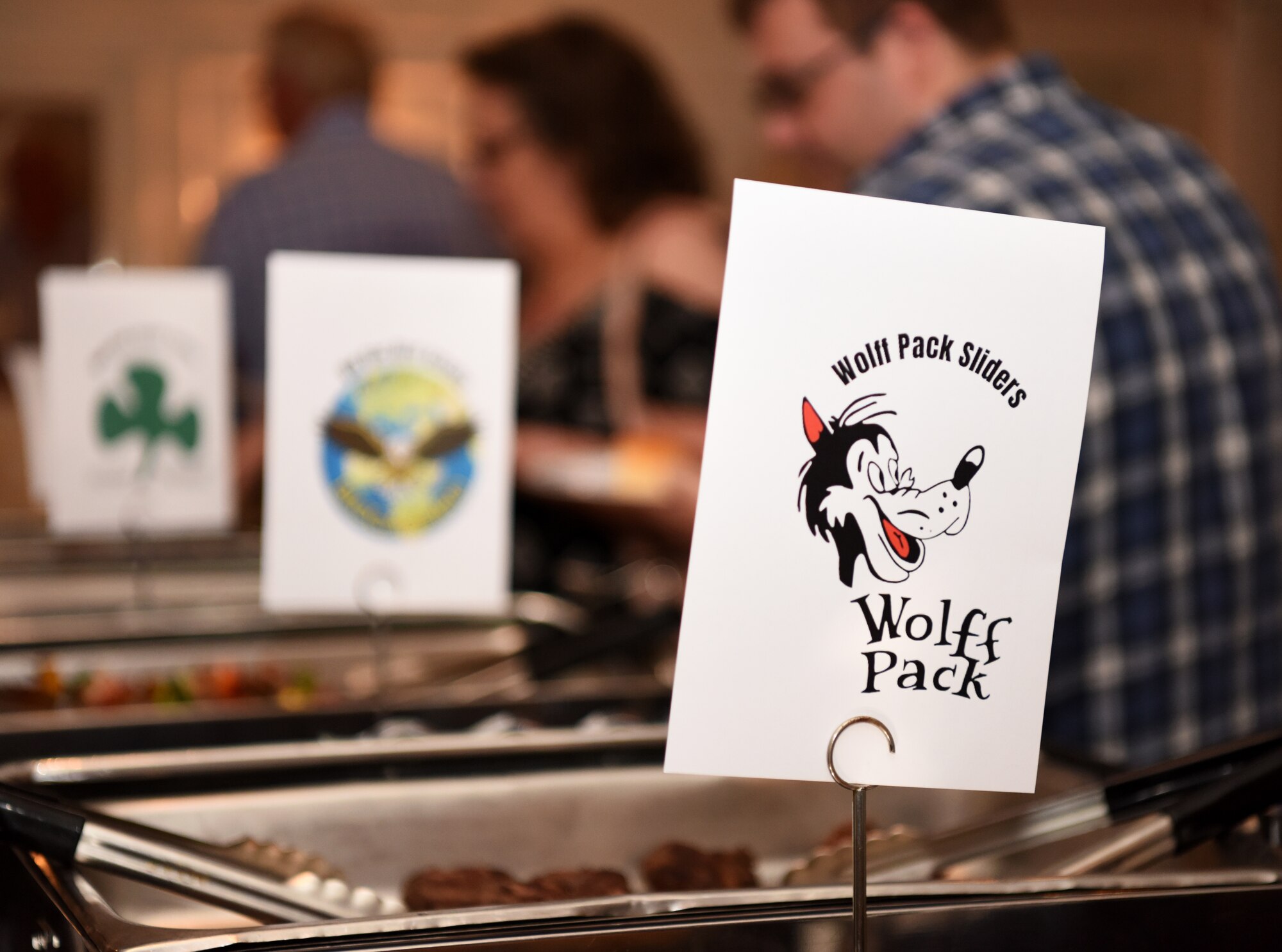 RAF Mildenhall base leadership hosted a KC-135 Stratotanker-themed New Mayors’ Barbecue on base, July 27, 2019. The event informed local community leaders about the base and gave them a chance to get to know the base leadership on a personal level and strengthen partnership. (U.S. Air Force photo by Airman 1st Class Brandon Esau)