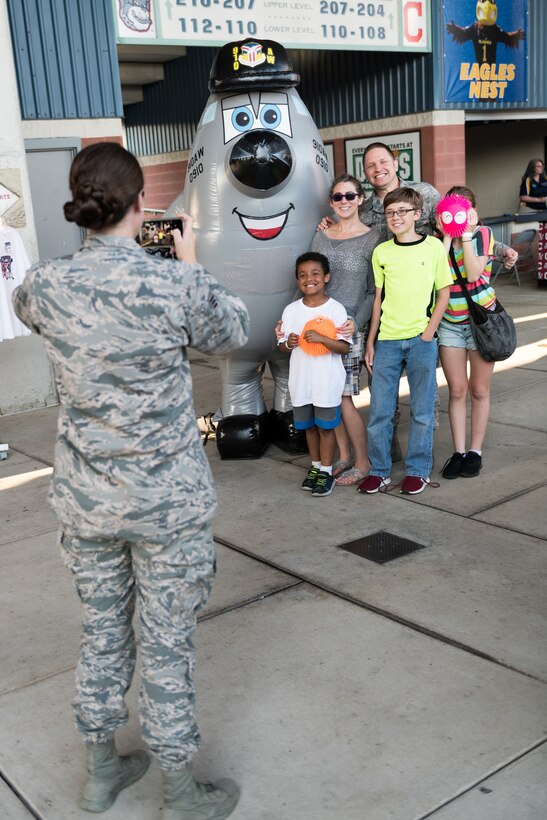 Each year the Scrappers provide free tickets to Youngstown Air Reserve Station’s Reserve Citizen Airmen for their military Wednesday home games.