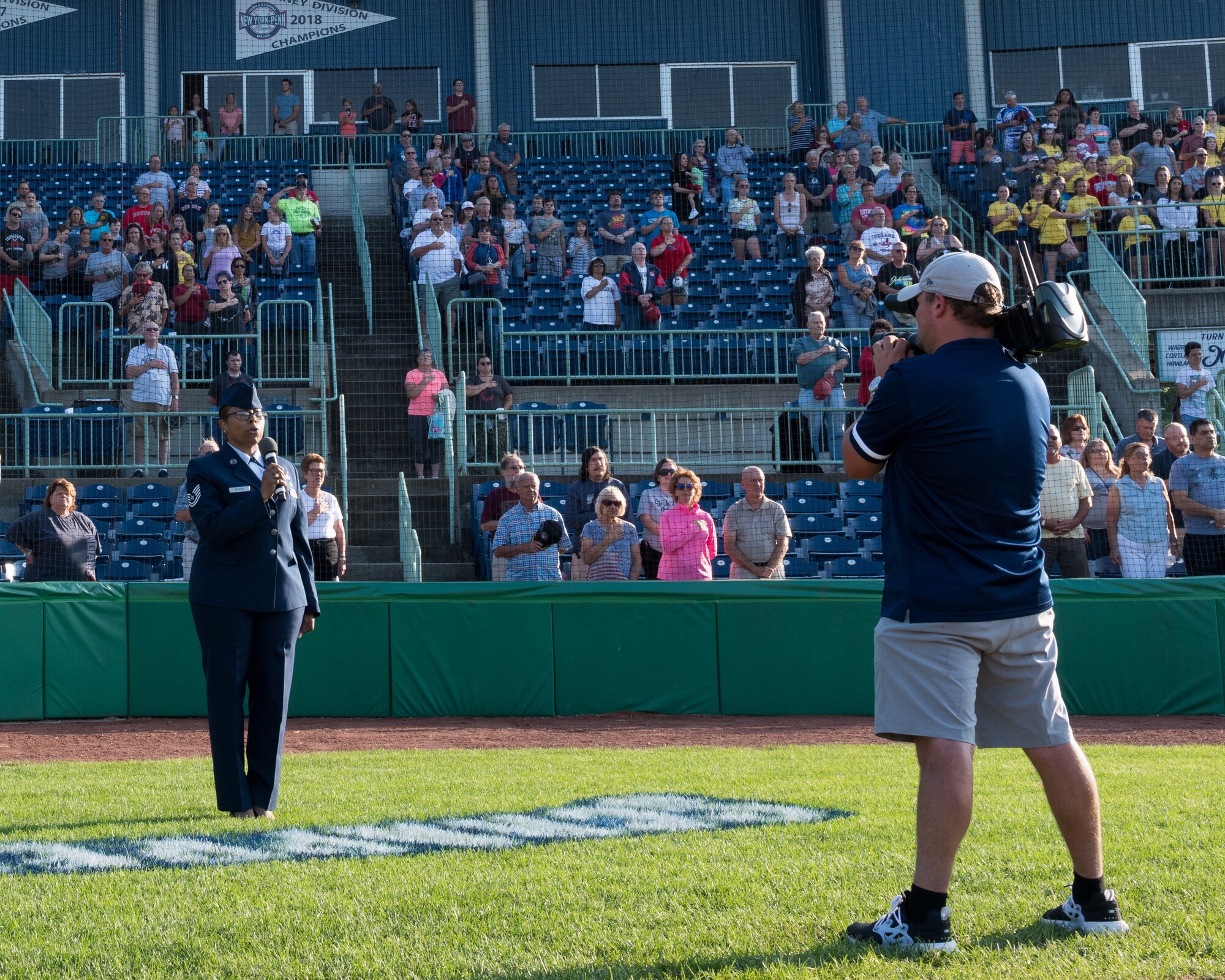 Each year the Scrappers provide free tickets to Youngstown Air Reserve Station’s Reserve Citizen Airmen for their military Wednesday home games.