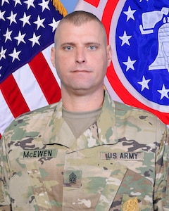 Photo of the 2nd Recruiting Brigade Command Sergeant Major