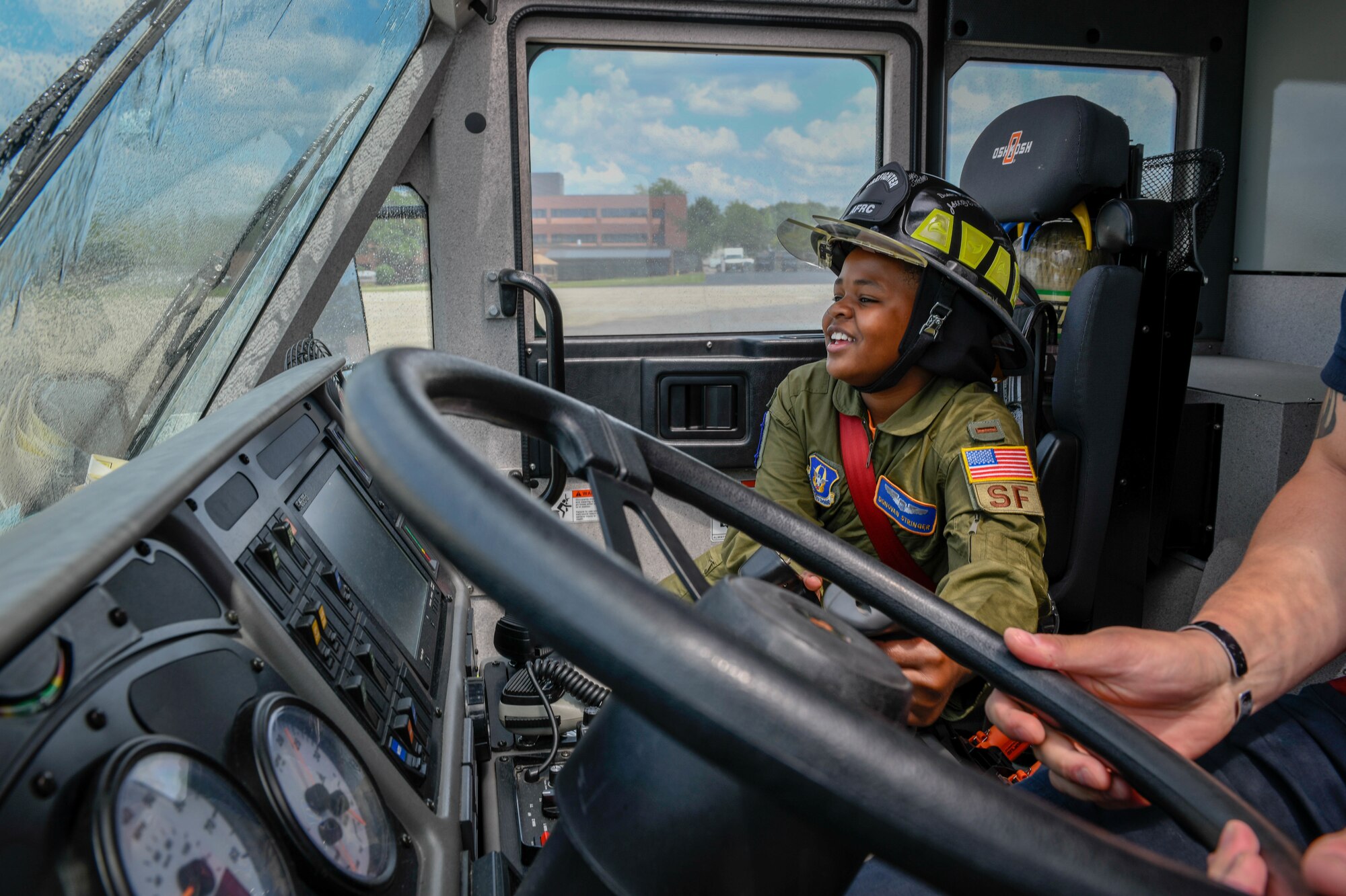 Donovan Stringer was commissioned as an honorary 2nd Lt. and made Pilot for a Day for his courageous battle against liver cancer. The 910th Airlift Wing began the Pilot for a Day program in 2000 as a community partnership with Akron Children’s Hospital and has since welcomed 66 children with chronic or life-threatening illness as honorees.