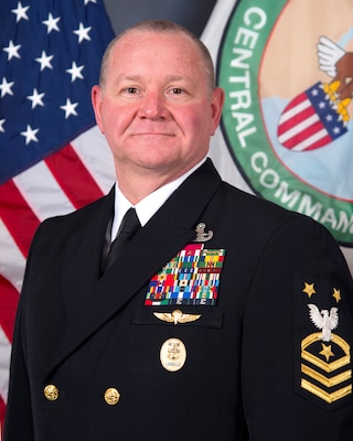 CENTCOM Senior Enlisted Leader Fleet Master Chief James Herdel