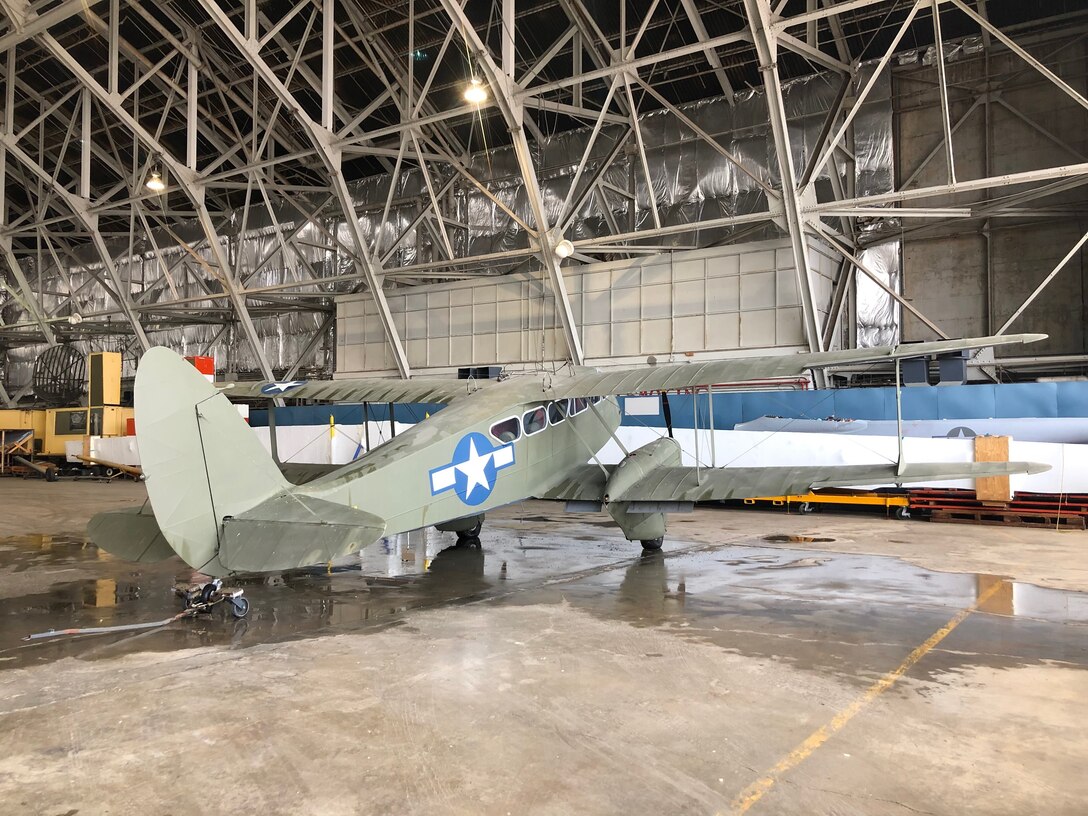 De Havilland DH-89A at the National Museum of the United States Air Force. (U.S. Air Force photo)