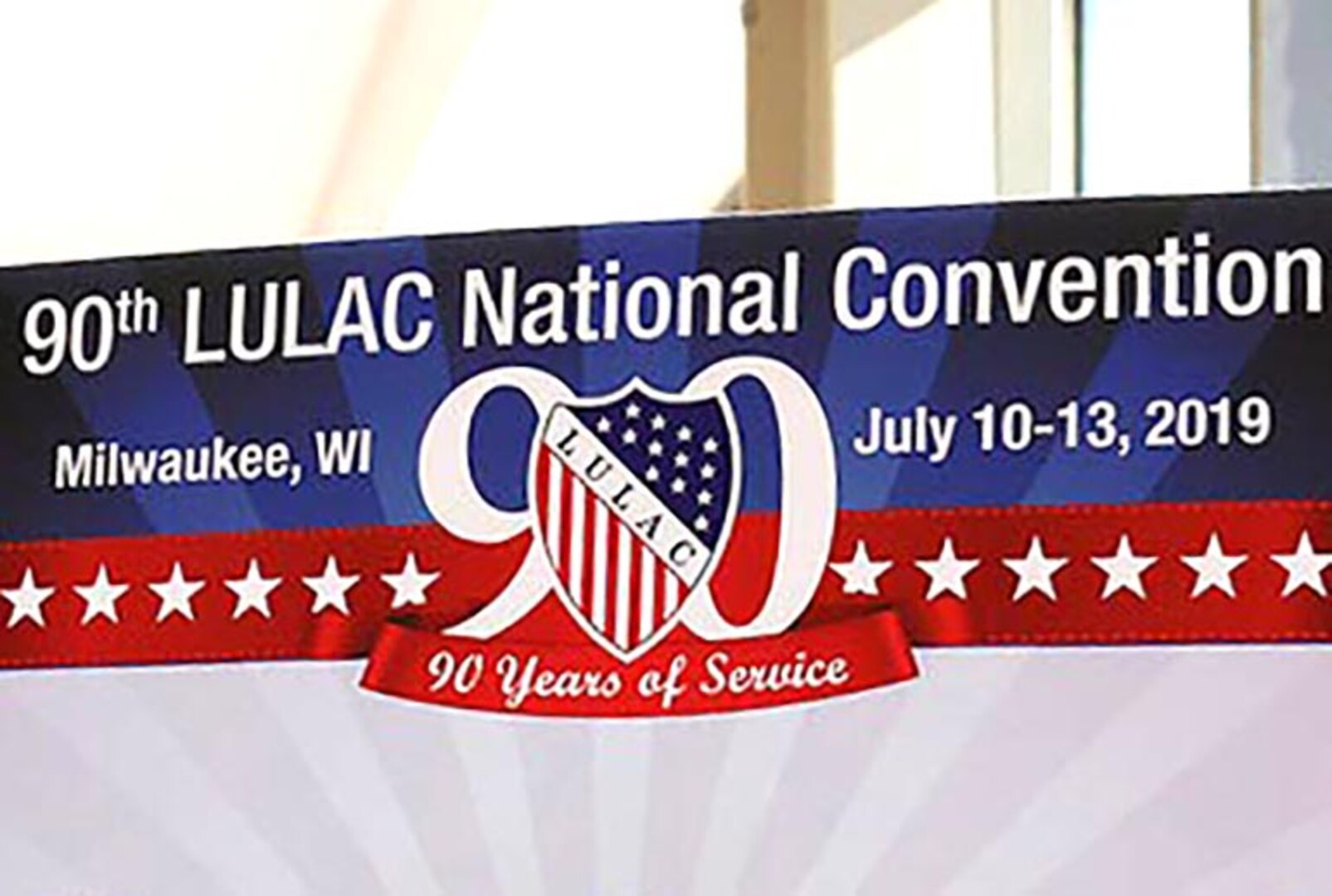 LULAC convention banner