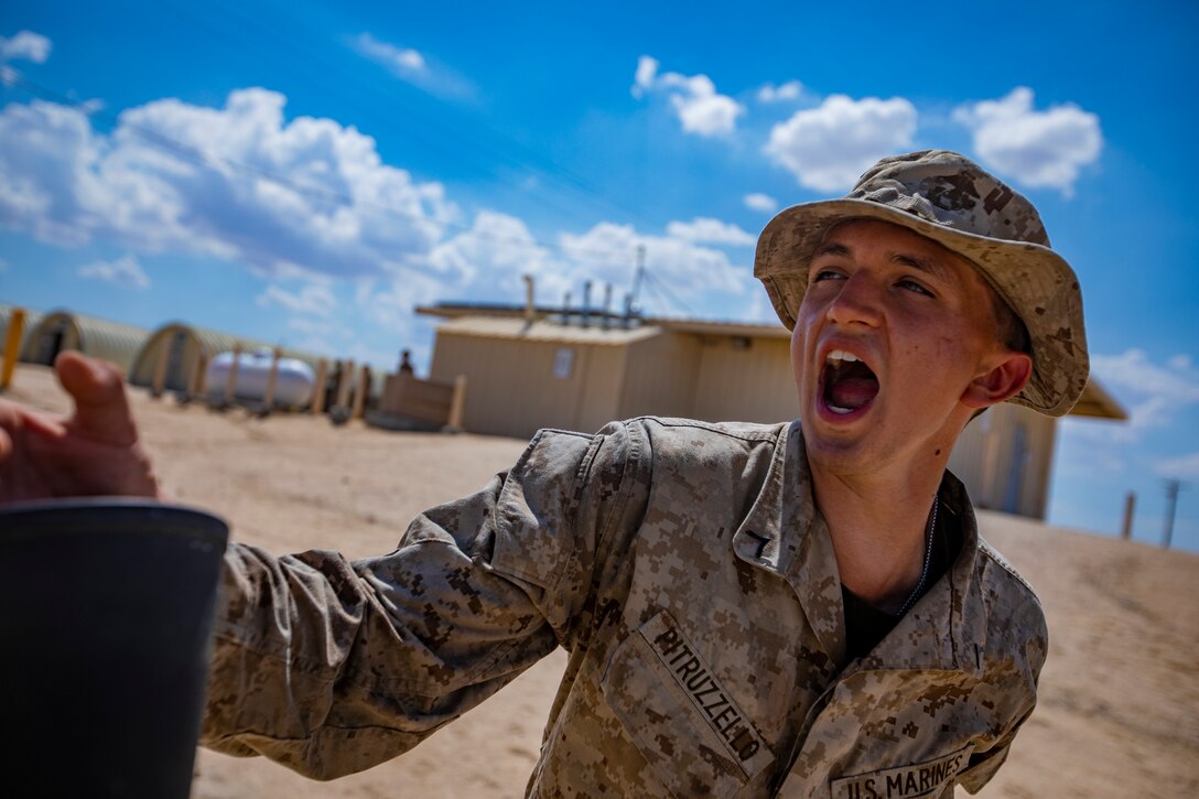 1/25 Reserve Marines conduct mortar drills