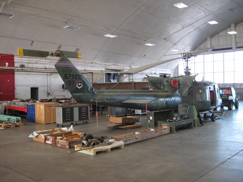 Bell GUH-1F at the National Museum of the United States Air Force. (U.S. Air Force photo)