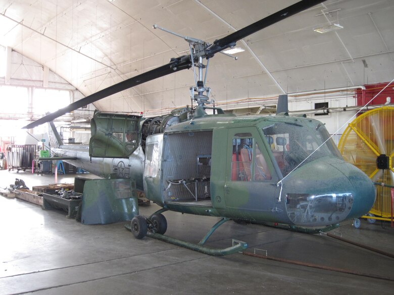 Bell GUH-1F at the National Museum of the United States Air Force. (U.S. Air Force photo)