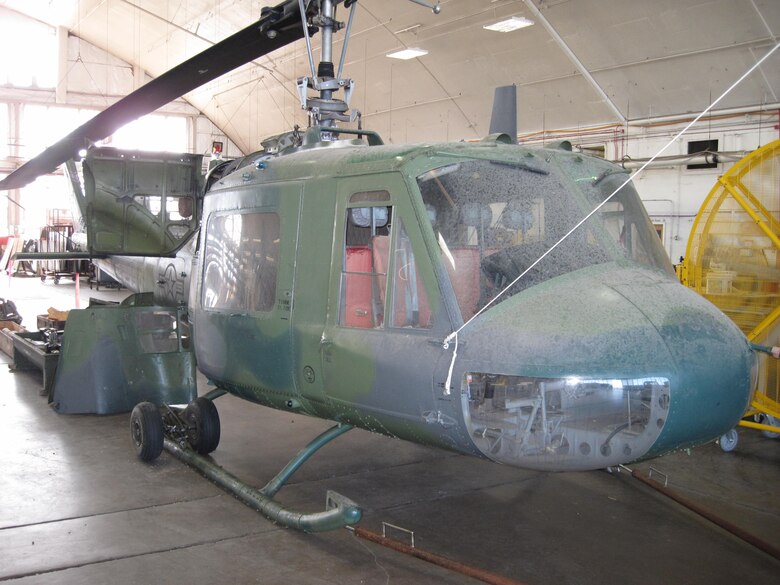 Bell GUH-1F at the National Museum of the United States Air Force. (U.S. Air Force photo)