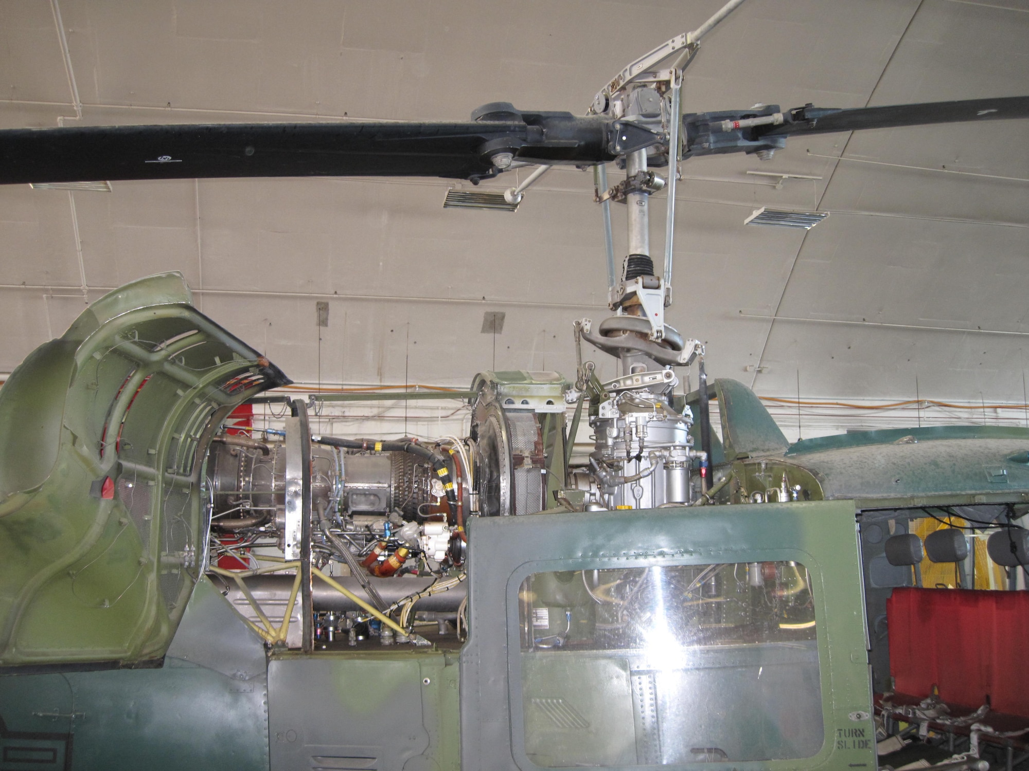 Bell GUH-1F at the National Museum of the United States Air Force. (U.S. Air Force photo)