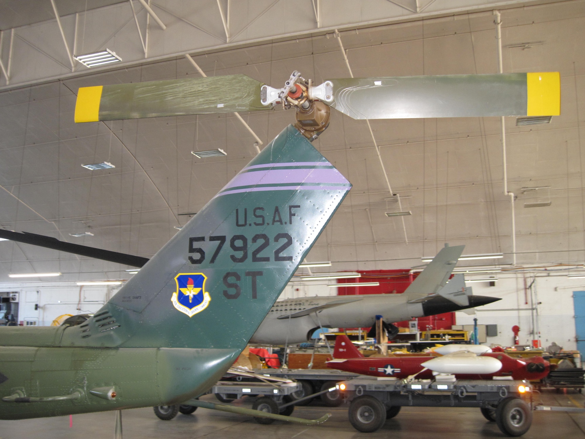 Bell GUH-1F at the National Museum of the United States Air Force. (U.S. Air Force photo)