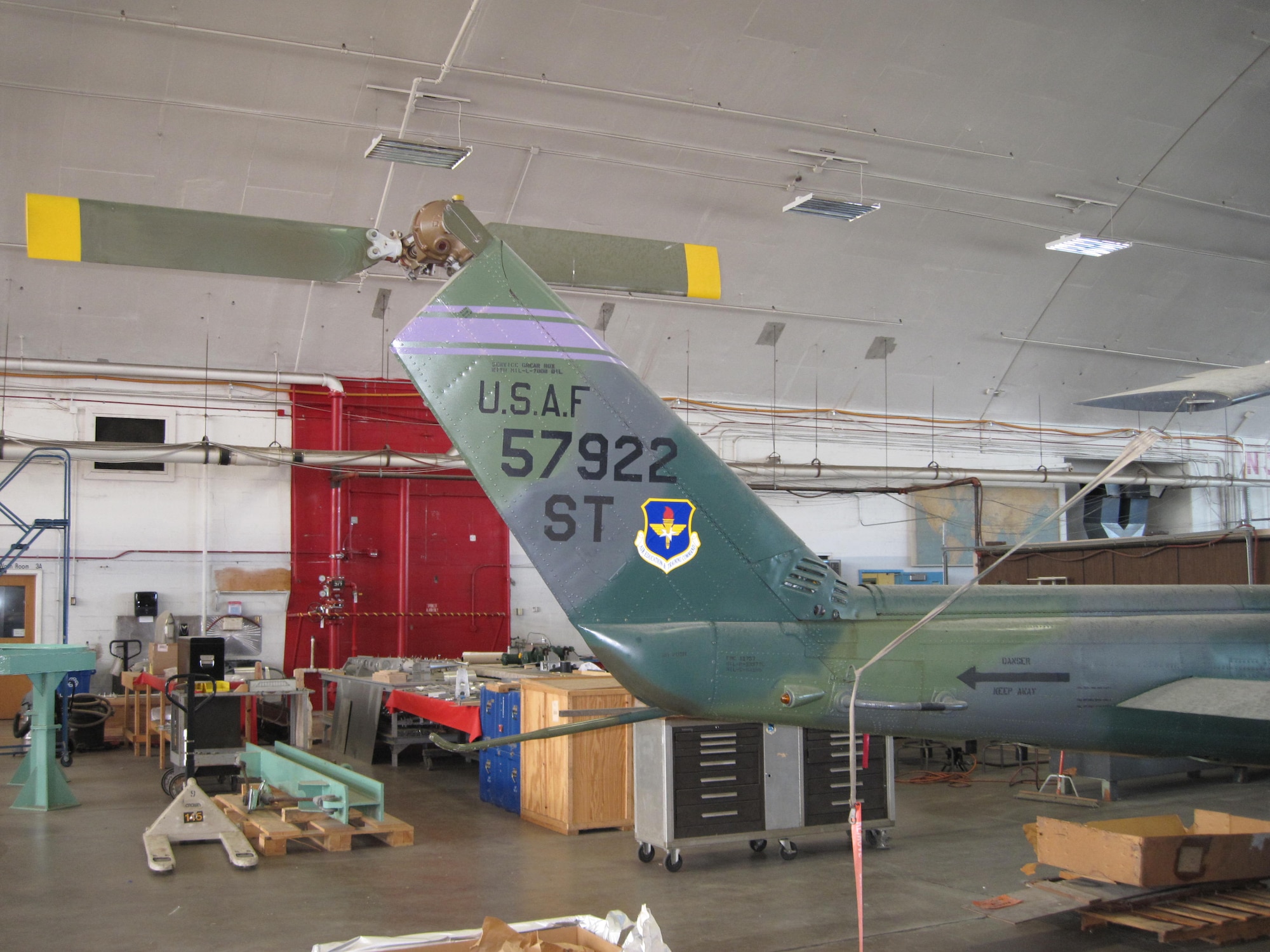 Bell GUH-1F at the National Museum of the United States Air Force. (U.S. Air Force photo)