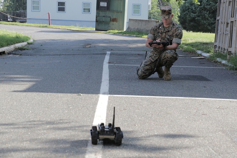 Next-generation robot helps Marines explore dangerous areas