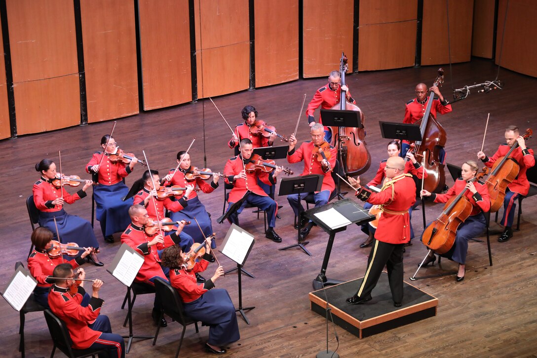 Marine Chamber Orchestra concert at Northern Virginia Community College in Alexandria, Va.