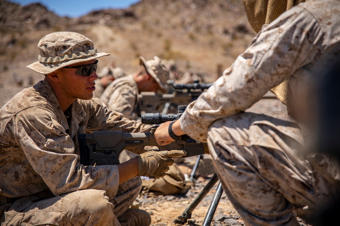 Reserve Scout Sniper Platoon Conduct Live-Fire Training During ITX 5-19