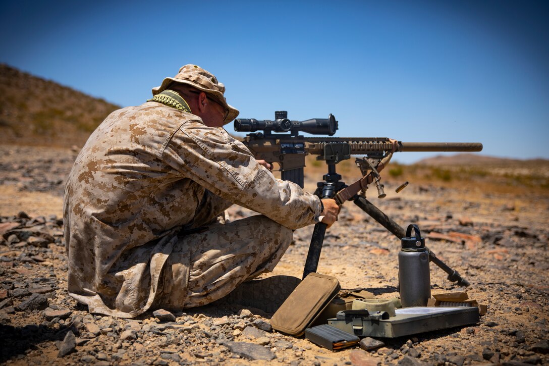 Reserve Scout Sniper Platoon Conduct Live-Fire Training During ITX 5-19