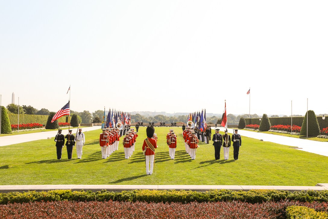 Eyptian Defense Minister Arrival Ceremony