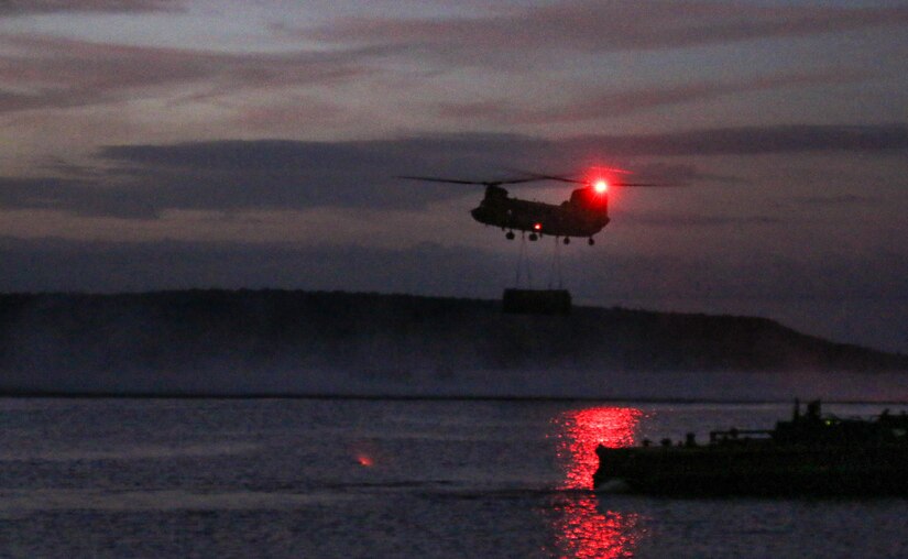 Army Reserve Soldiers and Marine Corps Reserve participate in River Assault 19