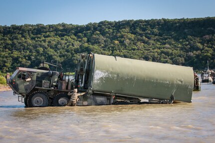 Army Reserve Soldiers and Marine Corps Reserve participate in River Assault 19