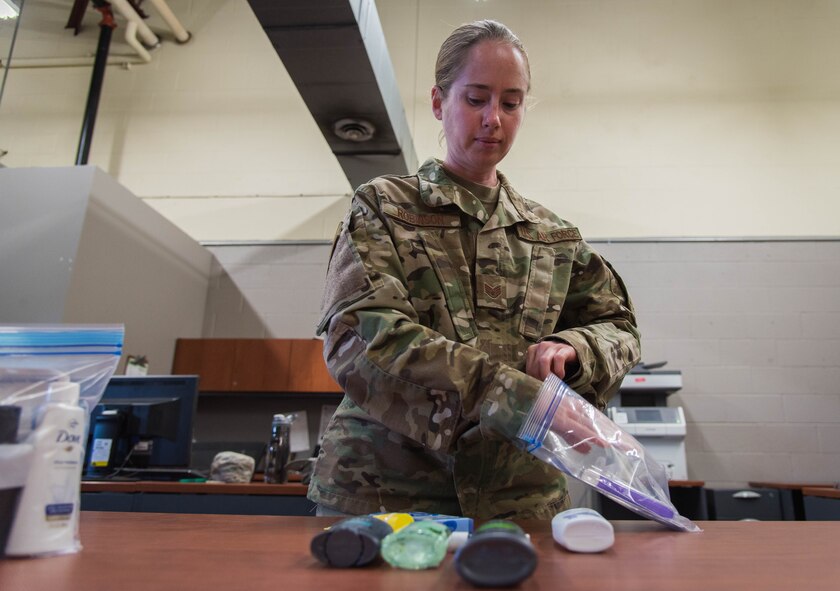 Every Wednesday, the Airmen meet in downtown St. Louis and provide an array of different supplies that are crucial for homeless people surviving. A hot meal, nonperishable items, fruit, hygiene kits and water are all things that have been donated to people in need.