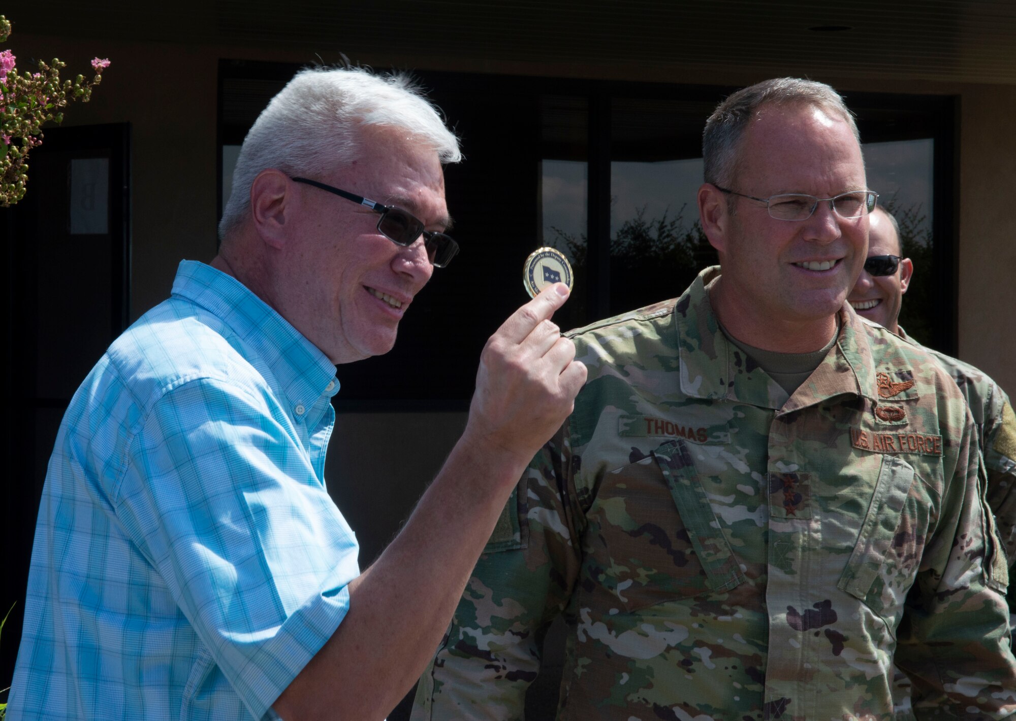 Gen Thomas and Chief Berg Visit Pope