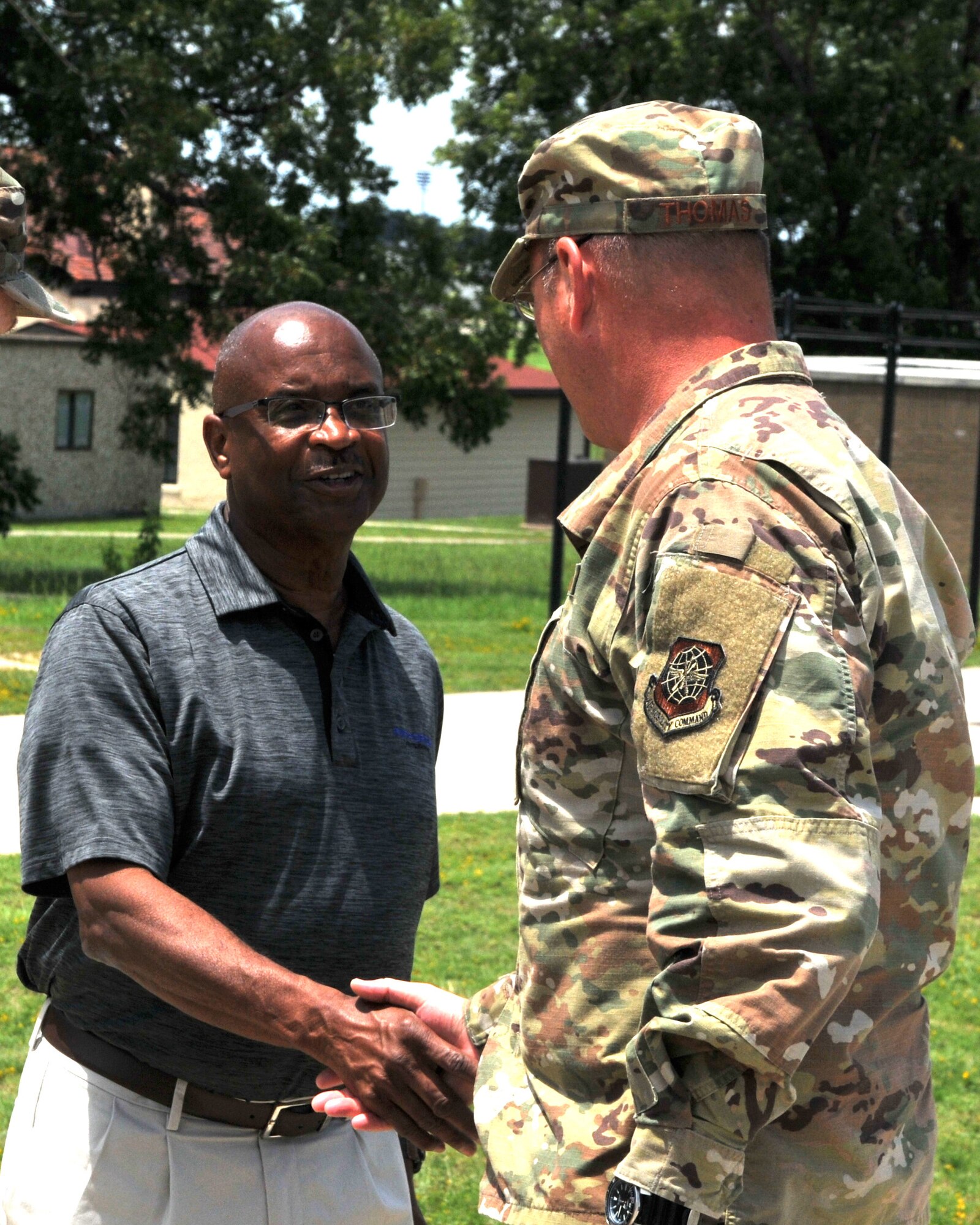 Gen Thomas and Chief Berg Visit Pope