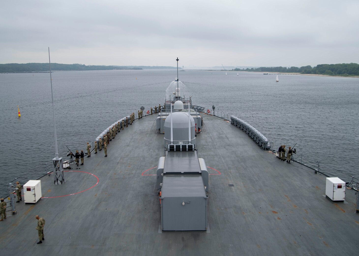 USS Mount Whitney Arrives In Kiel, Germany