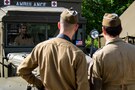 WWII veterans and reenactors in Sainte-Mère-Église, France