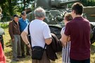 WWII veterans and reenactors in Sainte-Mère-Église, France