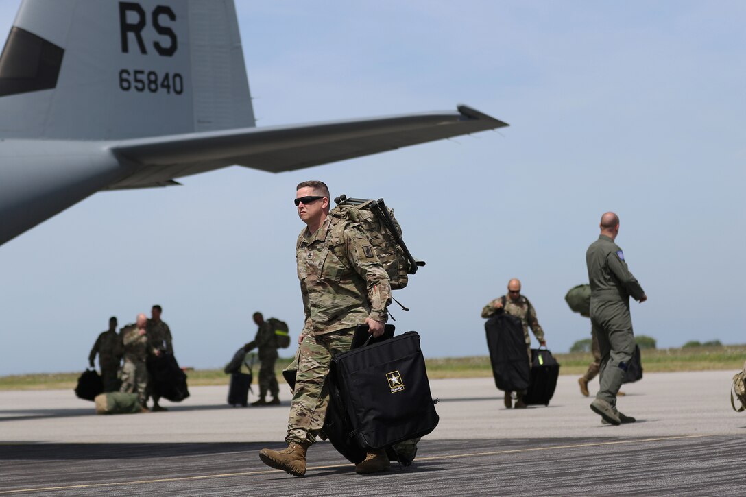 173rd Airborne Brigade arrive in the Normandy region of France