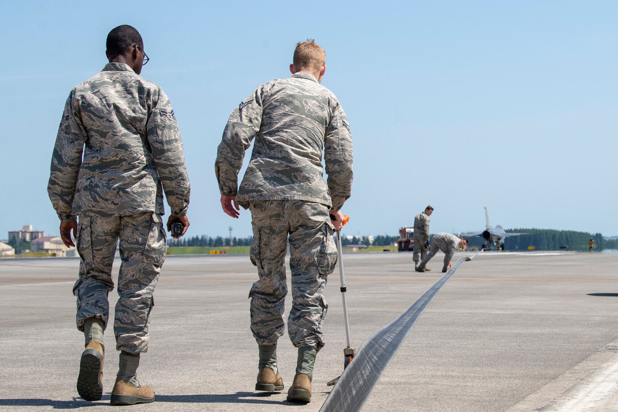 Yokota Completes Flightline Barrier Certification