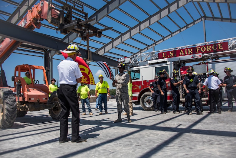 Fire Department Tops Out New Station Eglin Air Force Base Article Display