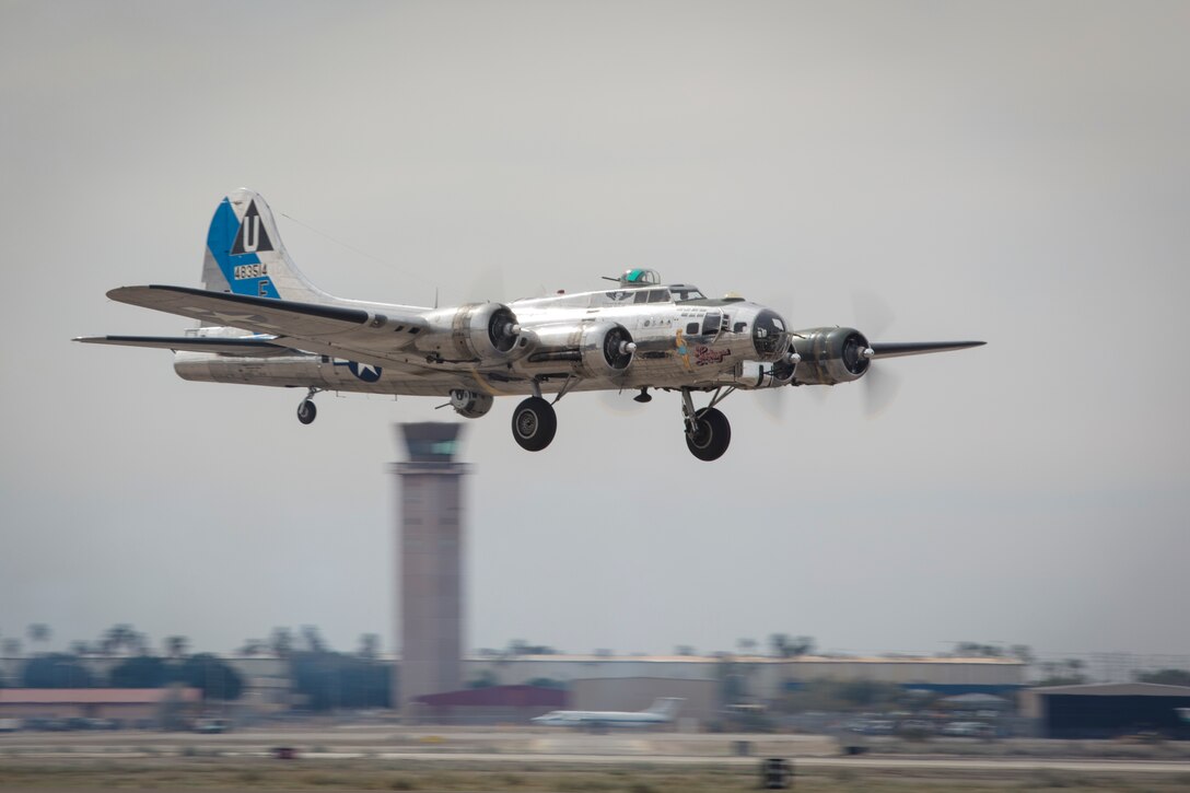 The Tora! Tora! Tora! performance team conduct a reenactment of the attack on Pearl Harbor during the 2019 Yuma Airhow hosted by Marine Corps Air Station (MCAS) Yuma Ariz., March 9, 2019. The airshow is MCAS Yuma's only military airshow of the year and provides the community an opportunity to see thrilling aerial and ground performers for free while interacting with Marines and Sailors. (U.S. Marine Corps photo by Sgt. Allison Lotz)
