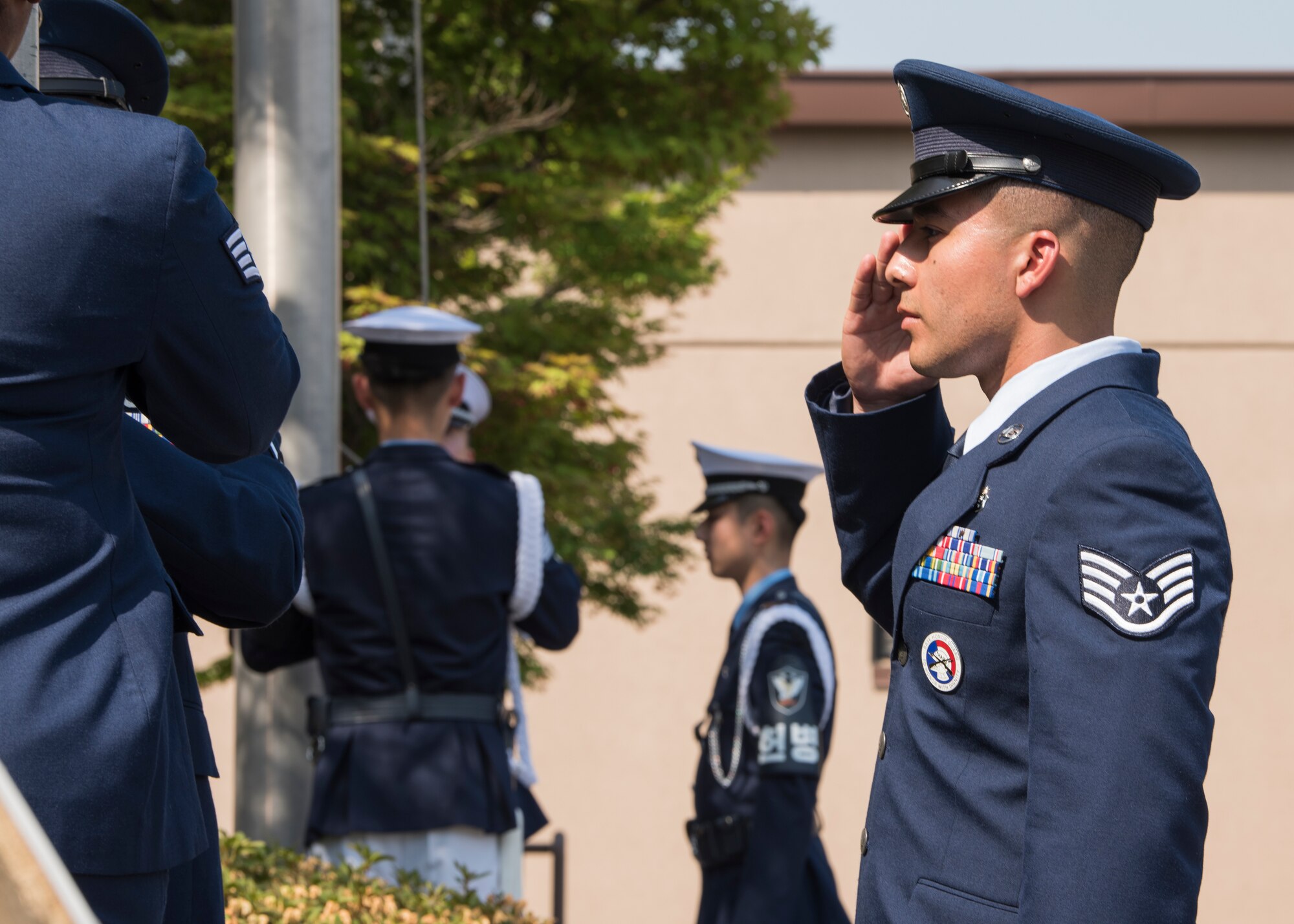 National Police Week: Osan's retreat ceremony